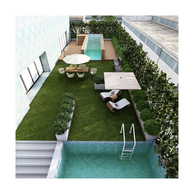 18m3 Pool Water Capacity Customized Acrylic Panel Thickness Outdoor Hotel Glass Pool