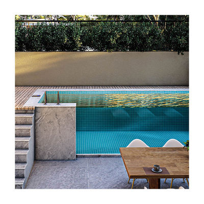 AUPOOL Prefab Swimming Pool Acrylic Panel Window and Counter Current with Fliter Pump