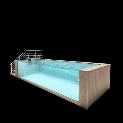 Infinity Transparent Acrylic Above Ground Swimming Pools for Gymnasiums and Other Formats