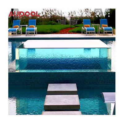 Transparent Acrylic Wall for Pool Aquarium Customized 100mm Thickness Garden Landscape