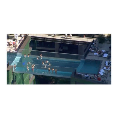 Acrylic Glass View Window Fiberglass Pool for Portable Outdoor Garden House Swimming