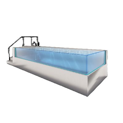 100% Virgin PMMA Imported Acrylic Endless Pool Shipping Container School Clear Sides