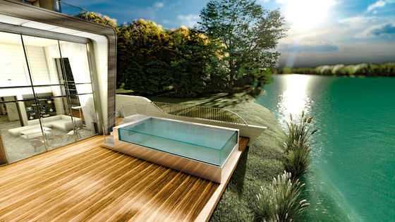 Upgrade Your Aquatic Experience with a Rectangular Stainless Steel Shipping Container