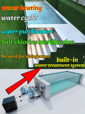 Upgrade Your Aquatic Experience with a Rectangular Stainless Steel Shipping Container