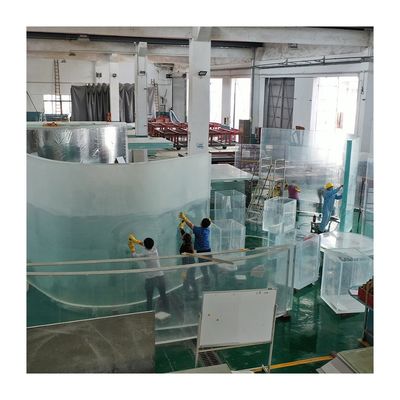 Customized Size Acrylic Window Installation Training for Residential Underwater Pool