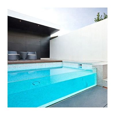 Superior Acrylic Pool Glass Durable Function for Endless Swim Water Infinity Pools