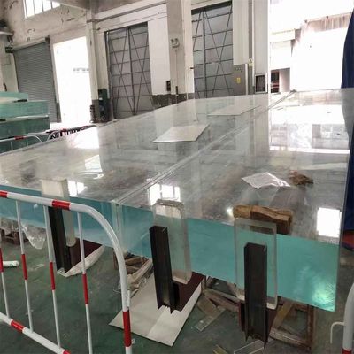 Plastic Customized Swimming Pools for Transparent Skyline Infinity Glass Rooftop View
