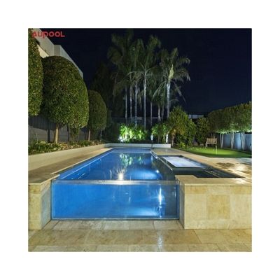High Light Transmission Acrylic Pool Glass Swimming Pool by AUPOOL for Your Pool Project