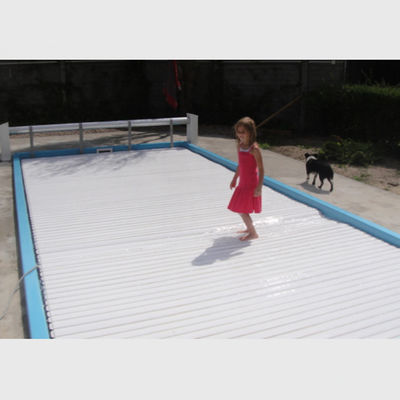 Automatic Pool Cover Swimming Pool Equipment With CE Certifications PC With UV Stable