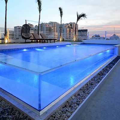 30-300mm Thickness Clear Acrylic Swimming Pool Aupool Custom Size for Family Fun