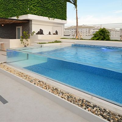 30-300mm Thickness Clear Acrylic Swimming Pool Aupool Custom Size for Family Fun