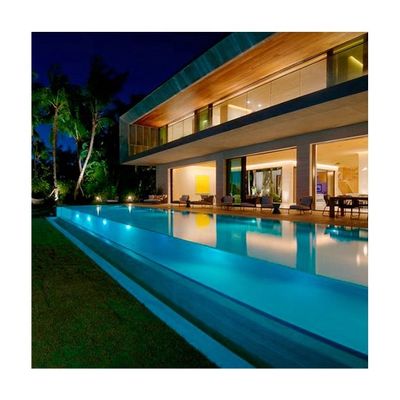 Customer's Demand Driven Acrylic Pool Design for Country Estate's Indoor Pool Decor