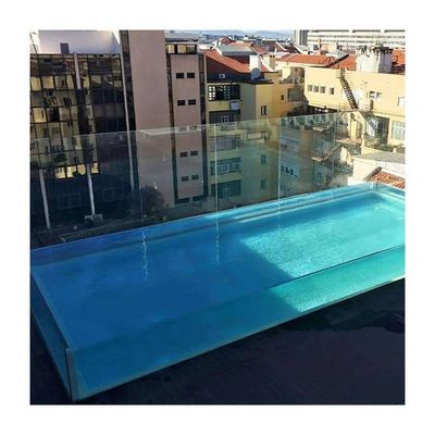 Dry Constant Temperature Polymerization Process Endless Pool Glass for Swimming Pools