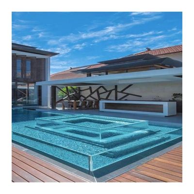 Acrylic Plexiglass Pool Fence Panels for Pressure Resistant Swimming Pool Enclosure