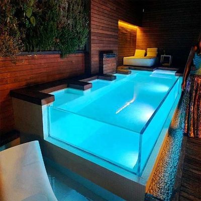 Acrylic Plexiglass Pool Fence Panels for Pressure Resistant Swimming Pool Enclosure