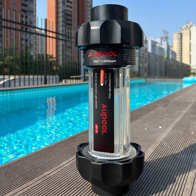 110-265V Input Salt Chlorinator For Swimming Pool 100.4-190.1 Watts Power Consumption