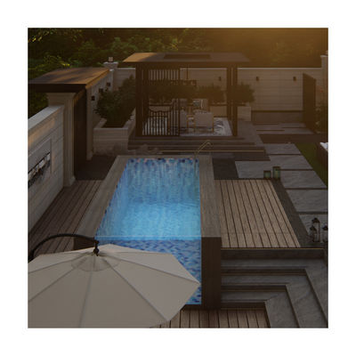 Thick Swimming Pool Acrylic Panels Density 1.20g/cm3 Thickness 30mm-950mm Unbreakable