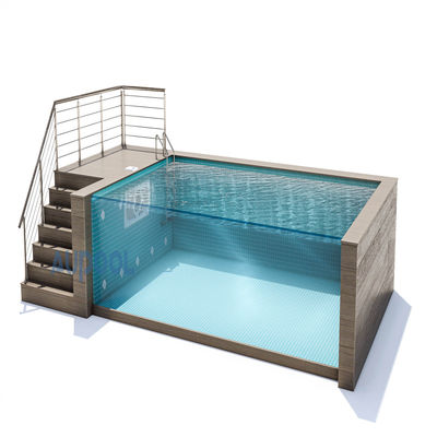Patented Technology 4-5m Width Polycarbonate Pool Cover for Family Swimming Pool