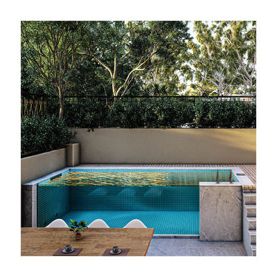Customer's Demand Outdoor Rectangular Pool with Carbon Fiber and Fiberglass Material