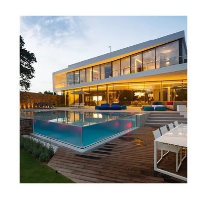 Customer's Demand Outdoor Rectangular Pool with Carbon Fiber and Fiberglass Material