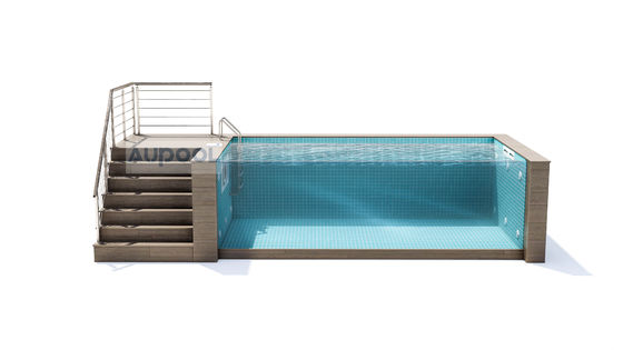 Easy Install Carbon Fiber Board FRP Composite Material Inner Tank Swimming Pool For Hotels Gyms