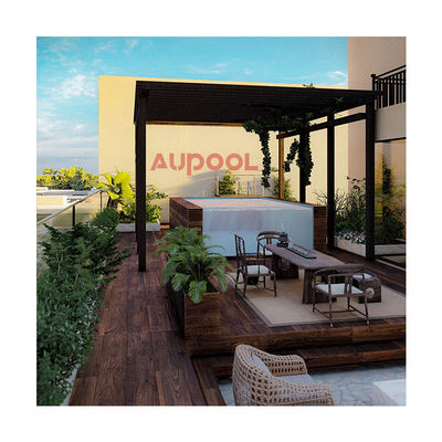 AUPOOL 2000L Series Standard Countercurrent Trainer Long Side Transparent Swimming Pool
