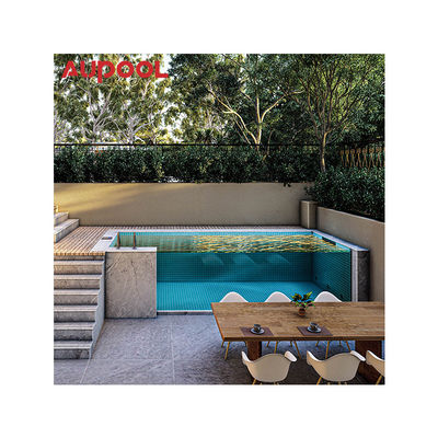 AUPOOL 2000L Series Standard Countercurrent Trainer Long Side Transparent Swimming Pool