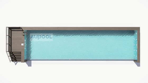 Unmatched Infinity Transparent Finish Swimming Pool for Hotels Schools Sanatoriums and Gyms