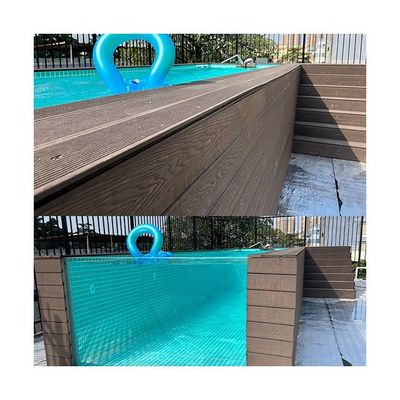 Two Water Pumps Complete Filtration Prefabricated Swimming Pool for Underground Space
