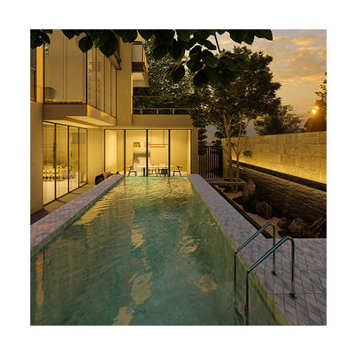 Clear Water Clear Mind Prefab 20Ft 40Ft Shipping Container Swimming Pool with Cutting