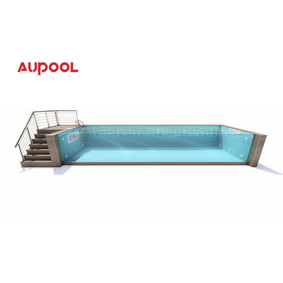 Clear Water Clear Mind Prefab 20Ft 40Ft Shipping Container Swimming Pool with Cutting