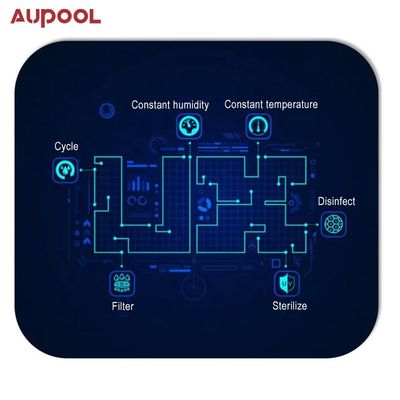 Jade Inlaid Marble Surface Material Swimming Pool With Acrylic Window For Easy Install