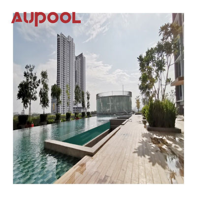 100mm Transparent Acrylic Glass Swimming Pool Panel Cast Acrylic Sheet Style Oval Shape