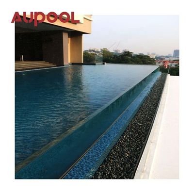 100mm Transparent Acrylic Glass Swimming Pool Panel Cast Acrylic Sheet Style Oval Shape