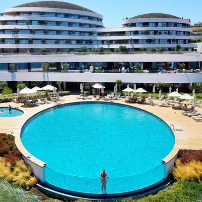 Outdoor Acrylic Above Ground Container Pool with Acrylic Window 30mm-950mm Thickness