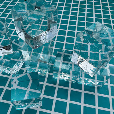 Transparent Acrylic Swimming Pool Clear Sample Panels For Outdoor Villa Pools