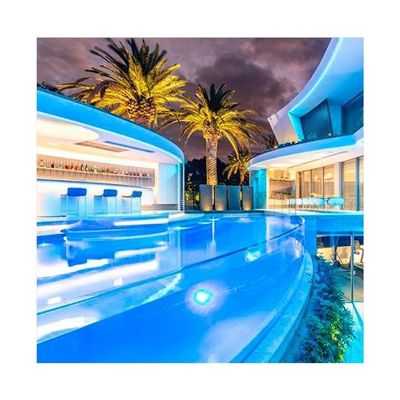 Transparent Acrylic Swimming Pool Clear Sample Panels For Outdoor Villa Pools