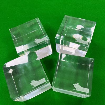 High Light Transmission 93% Acrylic Clear Sample Panels for Outdoor Family Swimming Pool