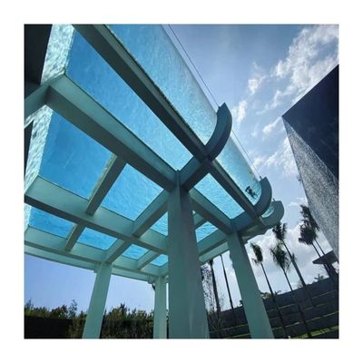 Easy Install AUPOOL 50mm Clear Thick Acrylic Glass Sheet for Customized Size Swimming Pool