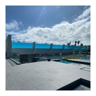 Easy Install AUPOOL 50mm Clear Thick Acrylic Glass Sheet for Customized Size Swimming Pool