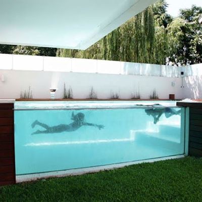 Villa Backyard Customized Outside Large Size Acrylic Swimming Pool with Panel Sheet
