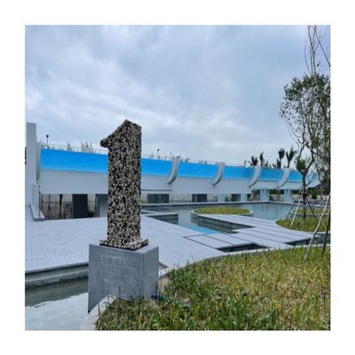 Easy Install AUPOOL 50mm Clear Thick Acrylic Glass Sheet for Customized Size Swimming Pool