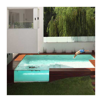 Easy to Install Anti-Uv 30 Years Clear Outdoor Acrylic Swimming Pool for Large Pools