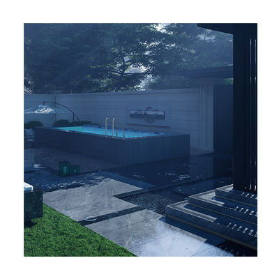 Diaphaneity High Light Transmission 92.5% Lucite Acrylic Prefab Pool for Hotel Backyard