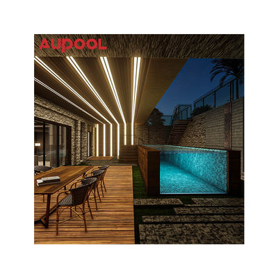 Portable Endless Lap Pool Villa with PMMA Materials and Excellent Weather Resistance