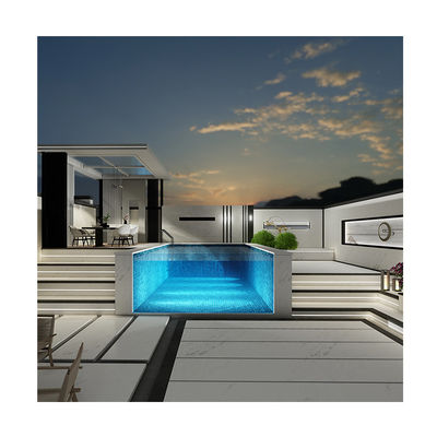 Outdoor Super Clear Acrylic Panel Window Pool for Luxurious Villa Swimming Pool Glass