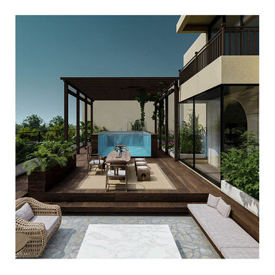 Clear Custom Curved Acrylic Panel for Swimming Pool Moulding Service by Lucite Acrylic
