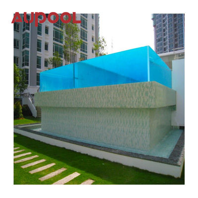 30mm-950mm Thickness Cast Acrylic Panel for Outdoor Swimming Pool Waterfall Cascade
