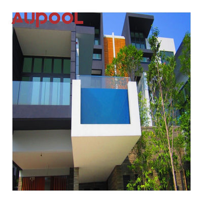 Modern Design Acrylic Pool Outdoor Swimming Pools 100% Lucite PMMA Imported Thickness Range
