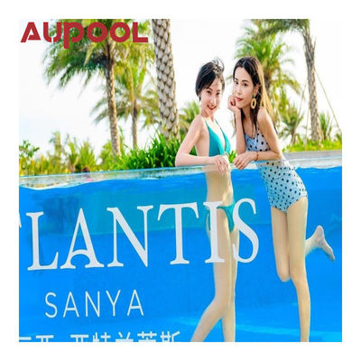 Modern Design Acrylic Pool Outdoor Swimming Pools 100% Lucite PMMA Imported Thickness Range